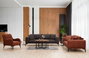 Atelier Del Sofa Kenzo 3 Sofá de 3 Plazas Gris
